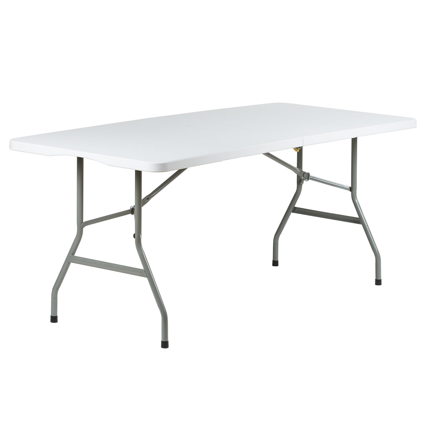 Hartleys 6ft Folding Table and White Stretch Tablecloth