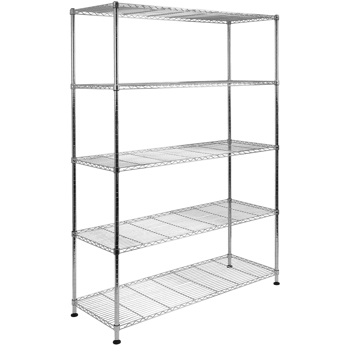 Hartleys 180cm 5 Tier Adjustable Wire Shelving Unit