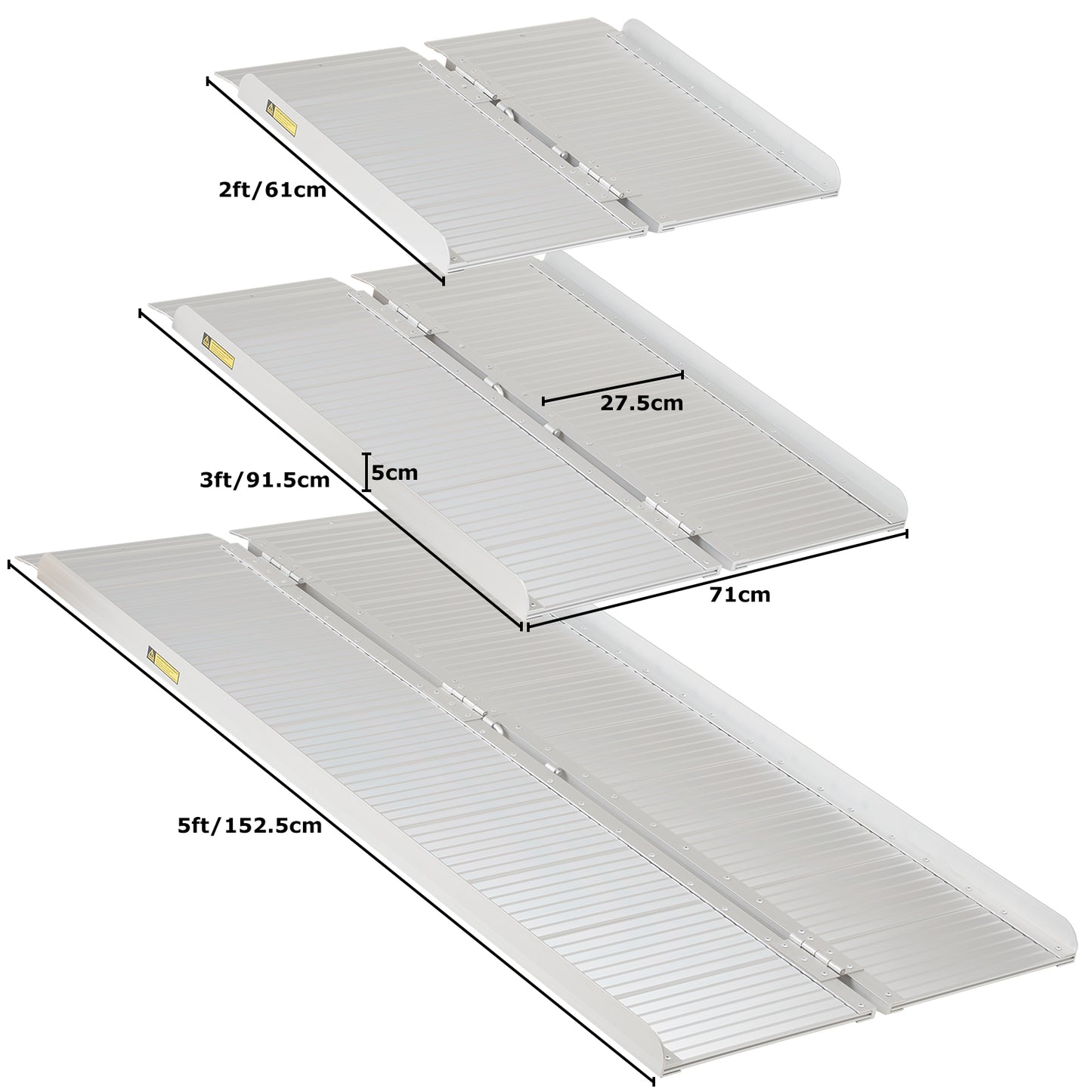 Supportec Folding Portable Wheelchair Ramp